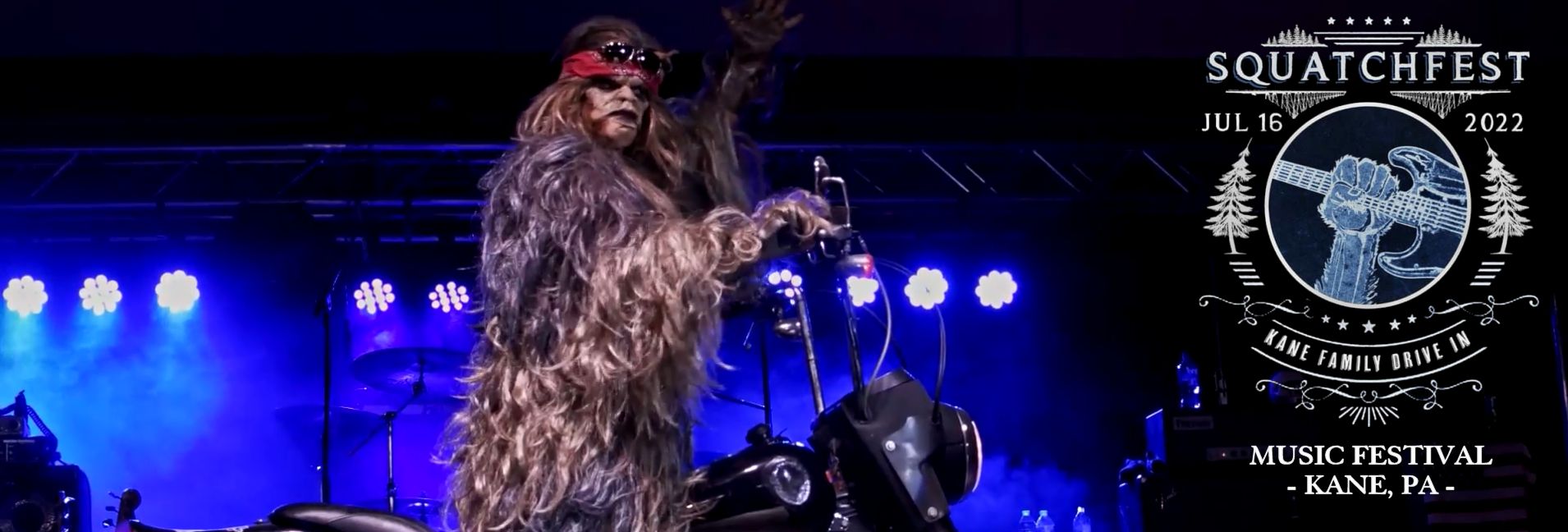 Squatchfest a Music Festival Kane Family DriveIn, Kane Pa Music Festival Kane Pa